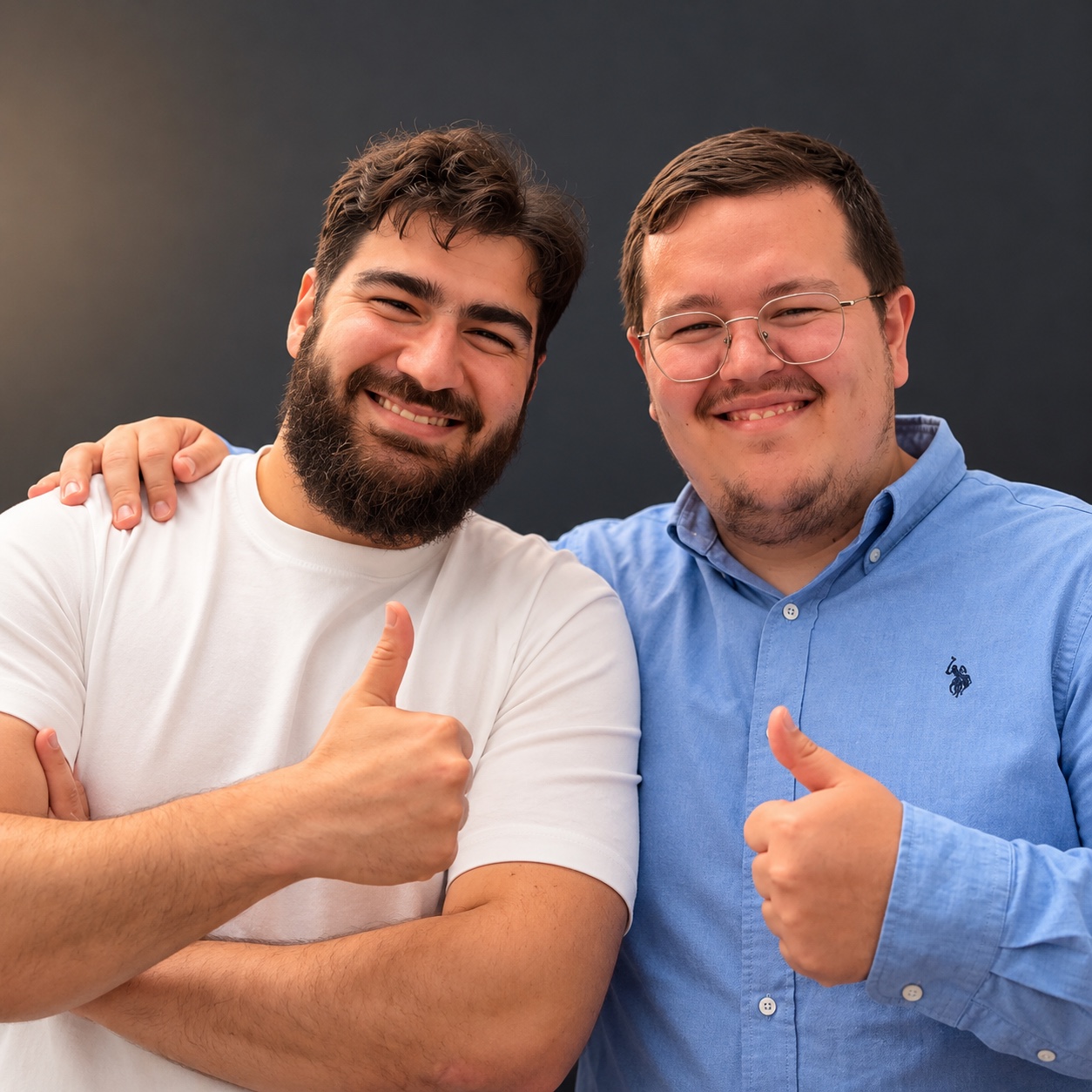 Wir, eure beiden Business-Berater